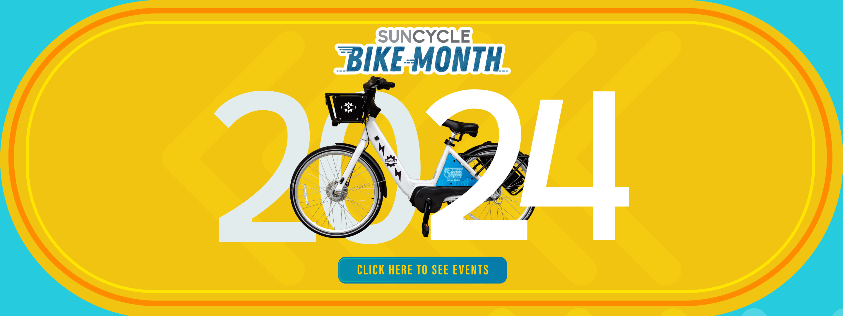 SunCycle 2024 Bike Month Banner