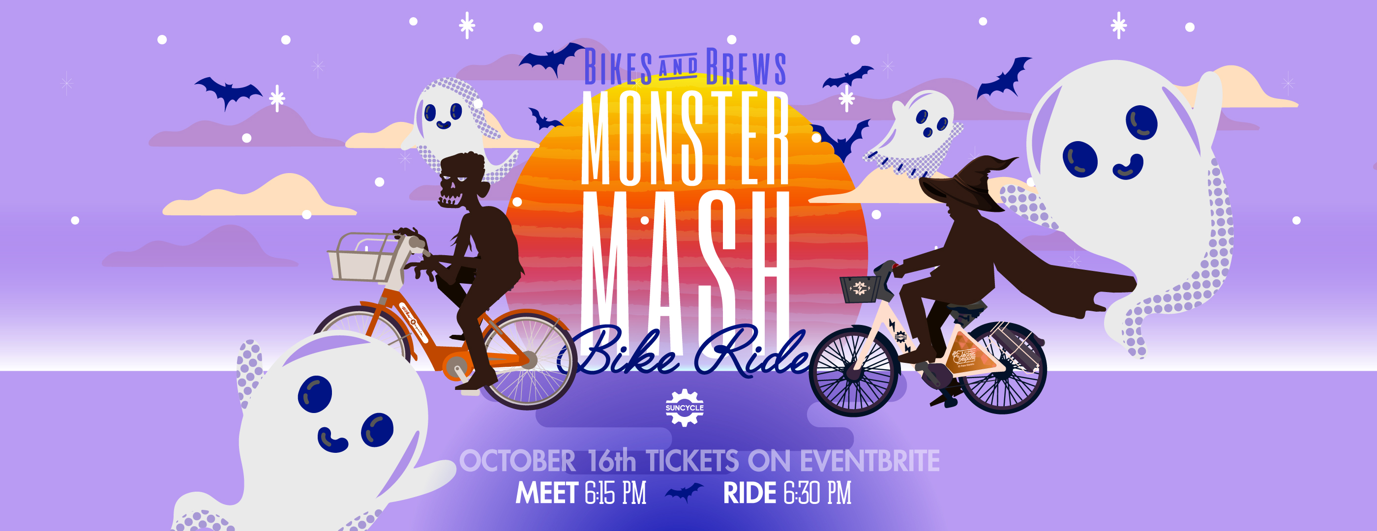 Bikes & Brews Monster Mash Bike Ride Event