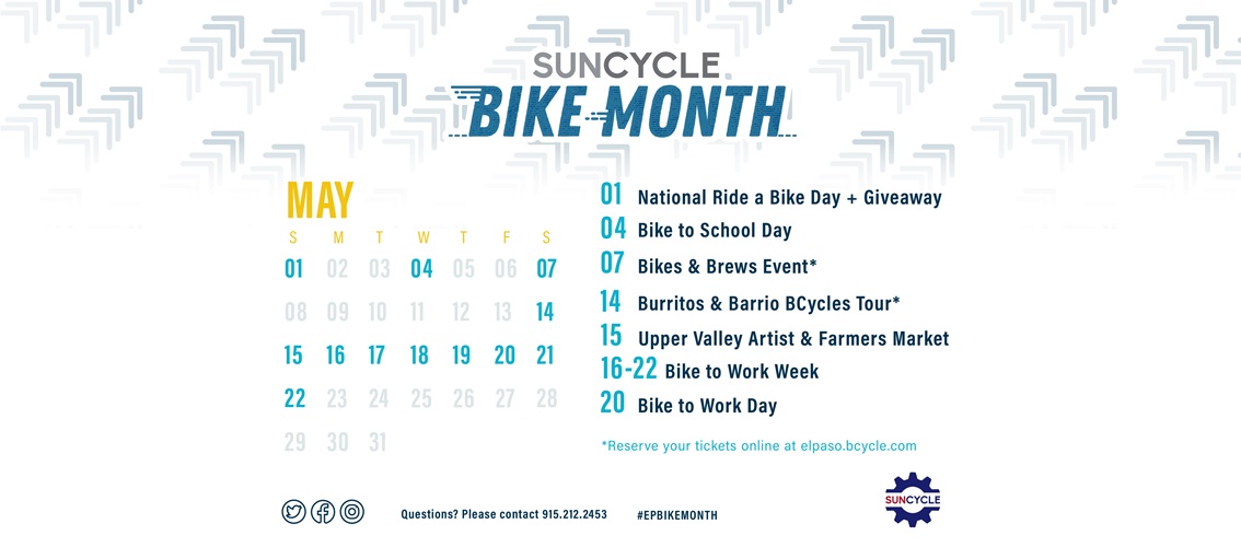 SunCycle Bike Month Calendar-2022 SunCycle Bike Month Calendar-2022